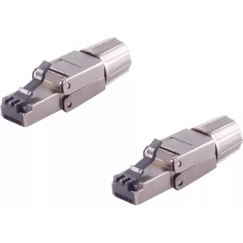 Ficha RJ45 ShiverPeaks BS08-45006-2 Toolless Quick STP, ficha Ethernet blindada