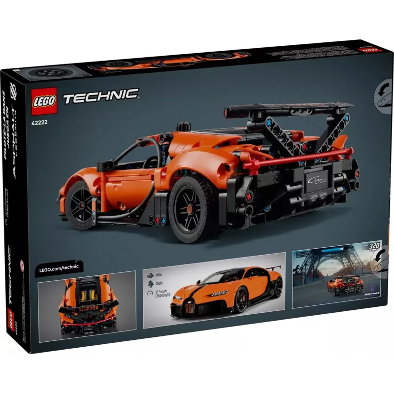 LEGO TECHNIC 42222 Hipercarro Bugatti Chiron Pur Sport