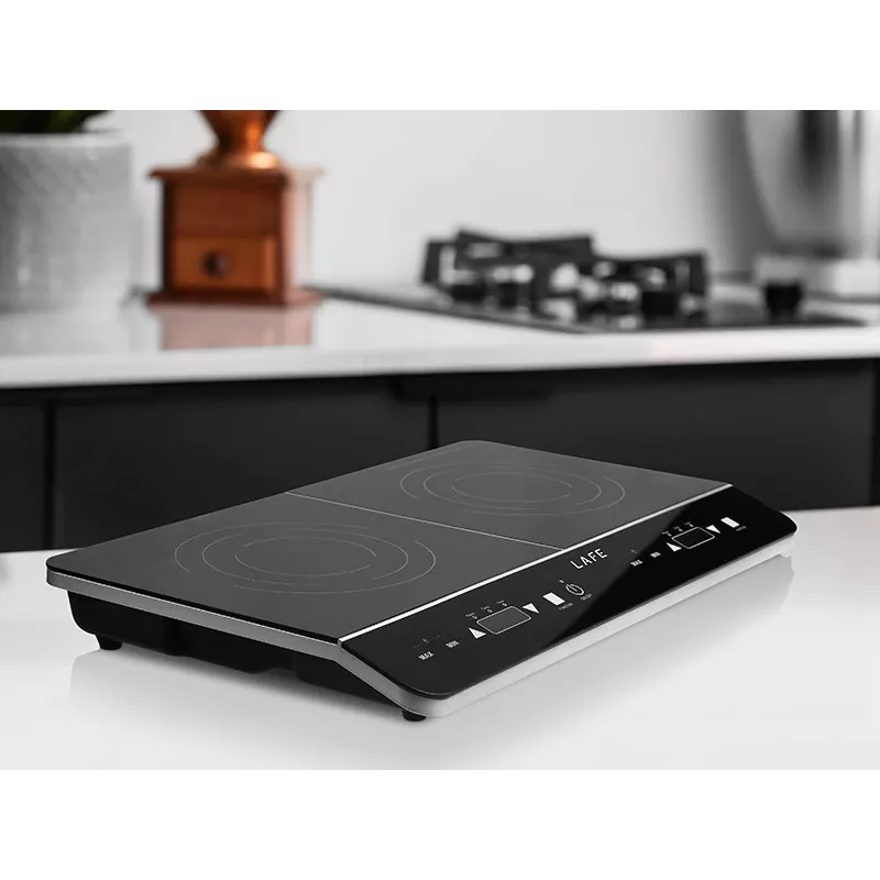 Placa de cozinha Lafe DuoChef CIY002, 2 zonas de cozedura, controlo tátil