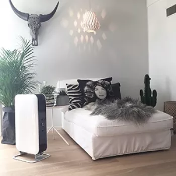 Radiador a óleo Mill OIL1500WIFI3, 1500 W, número de níveis de aquecimento 3, adequado para divisões até 25 m², WiFi+App, branco