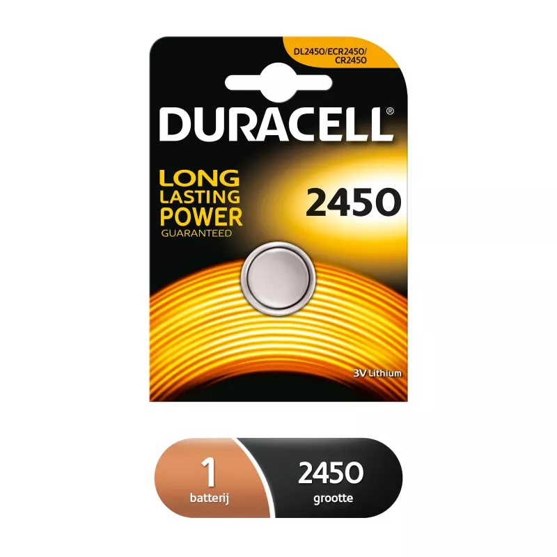 Duracell CR2450 pilha de lítio 3V de uso único