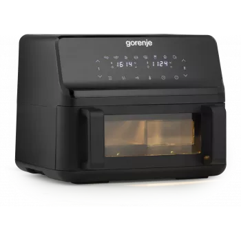 Fritadeira de ar quente Gorenje | AF2700BP | potência 2700 W | capacidade 9 L | preta