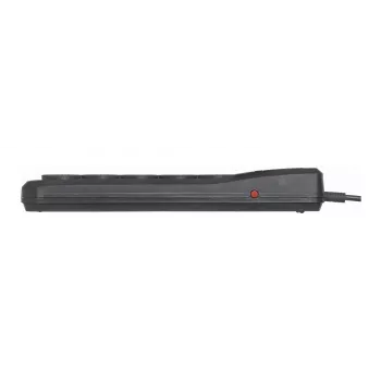 Régua de tomadas preta com cabo Activejet ACJ COMBO 5G/5M/BEZP. AUTO/CZ