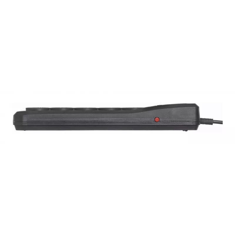Régua de tomadas preta com cabo Activejet ACJ COMBO 5G/5M/BEZP. AUTO/CZ