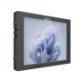 Compulocks - Caixa - câmara frontal/traseira e sensores expostos, inclinável - para tablet - segura - com fecho - estrutura metálica - preto - ecrã gr