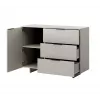 Cómoda Cama 1D3S ALMA 120x41,5xH90 caxemira