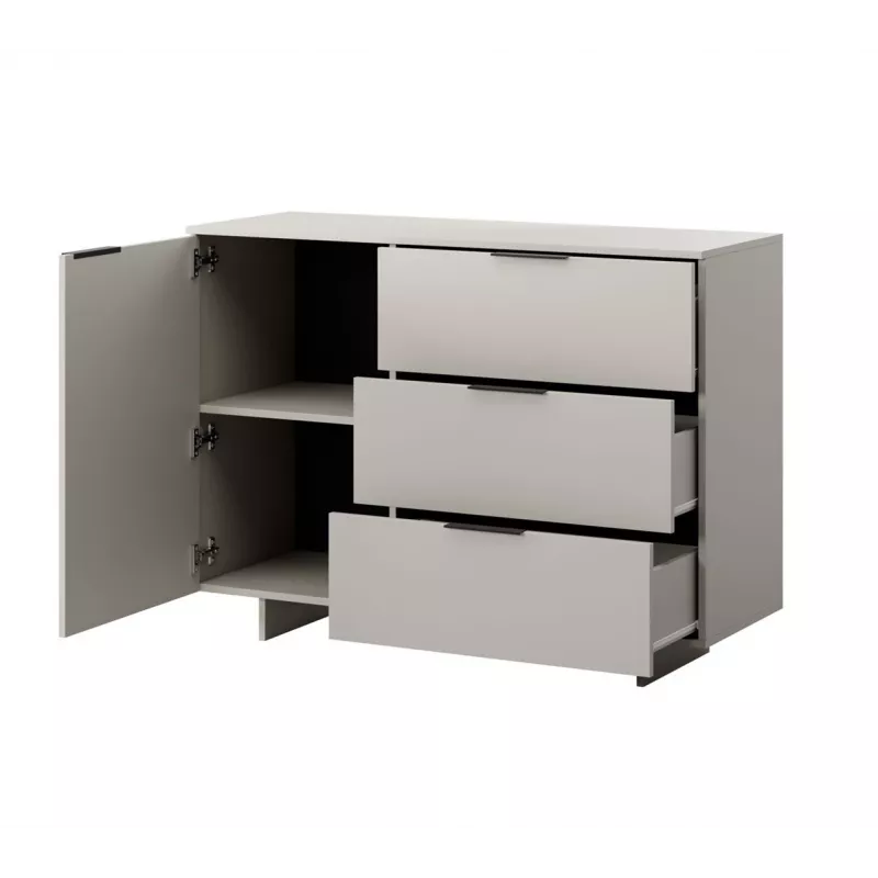 Cómoda Cama 1D3S ALMA 120x41,5xH90 caxemira