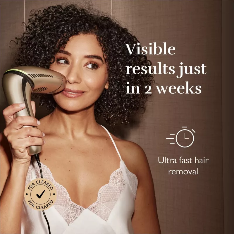 Depiladora Silk'n IPL 7 remoção de pelos dourado SEV1PE1CC001