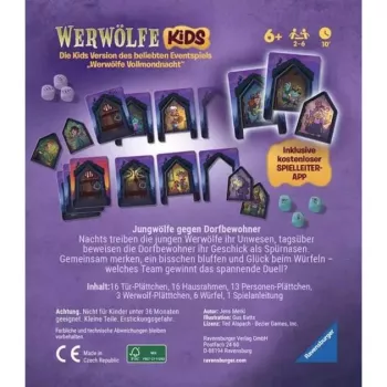 Ravensburger Werwölfe – Nacht der jungen Wölfe jogo de cartas