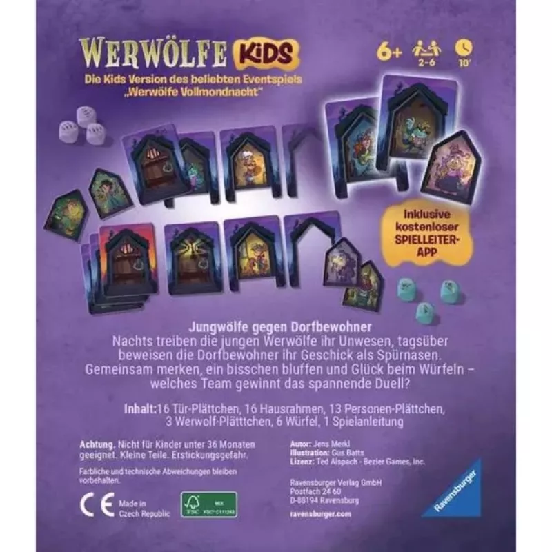 Ravensburger Werwölfe – Nacht der jungen Wölfe jogo de cartas