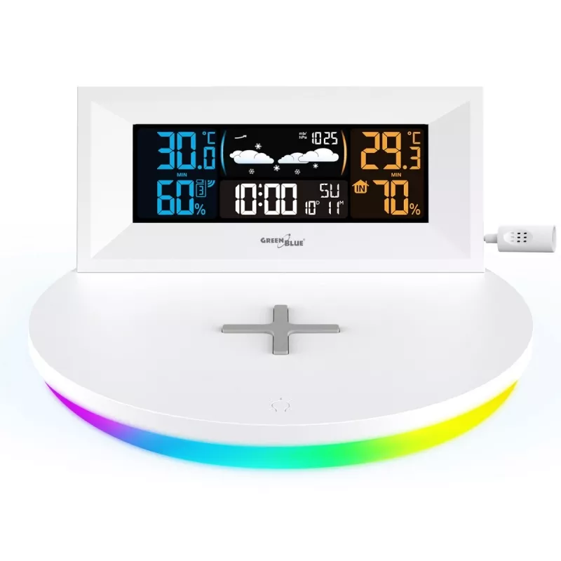 Estação meteorológica sem fios com Qi GB213