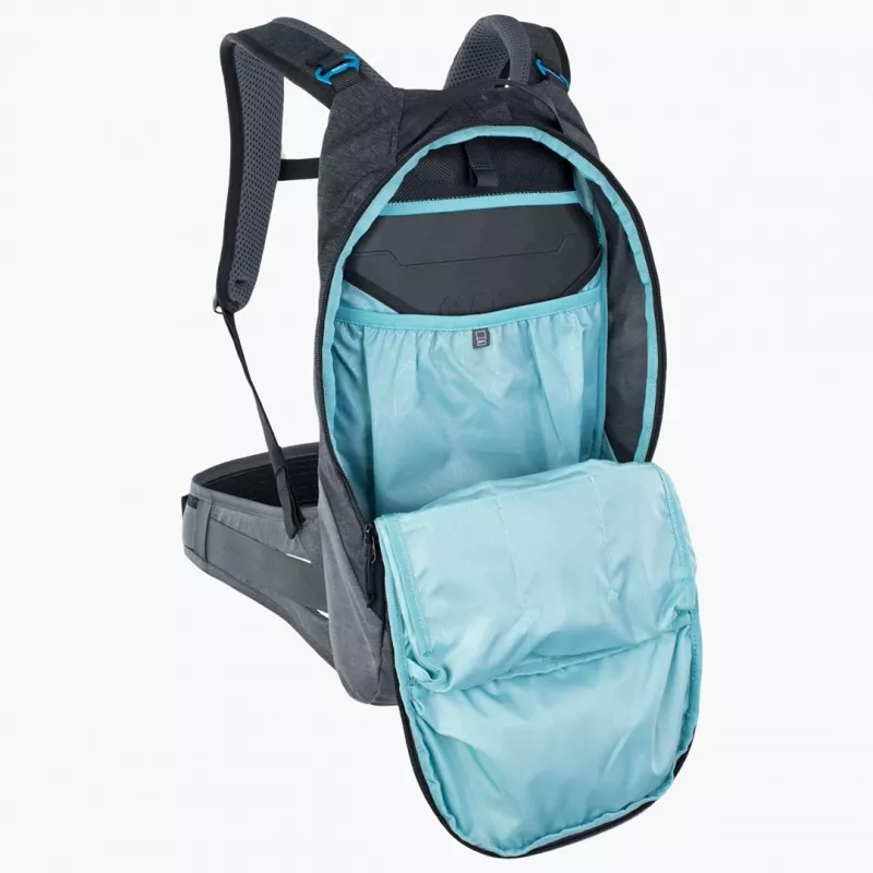 Mochila de bicicleta EVOC Trail Pro 10L Carbon cinzento desporto