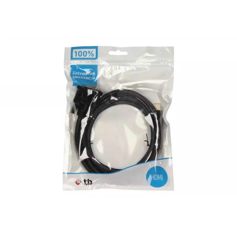 TB cabo HDMI-DVI 1,8 m revestido a ouro, DVI 24+1