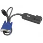 Hewlett-Packard adaptador de interface USB HP – expansão de vídeo/USB – para HP TFT7600 G2, BLc3000 Enclosure, ProLiant DL360p Gen8, ML350e Gen8, Server Console Switch (AF628A)