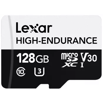 Cartão microSD High Endurance 128GB C10 A1 U1 V30 100/45MB/s