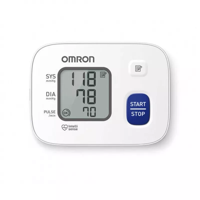 Medidor de tensão arterial de pulso Omron RS2 HEM-6161-E