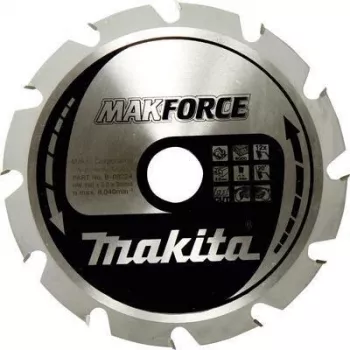 Makita MAKFORCE Lâmina de serra circular para madeira, 190 mm, 40 dentes (B-32340)