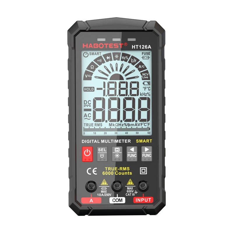 Habotest HT126A Multímetro digital universal