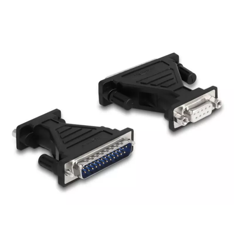 Adaptador DeLOCK USB 2.0 Type-A para série RS-232 D-Sub 9 + D-Sub 25