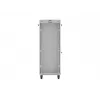Armário rack de chão LANBERG 19 polegadas 32U 600×600 mm cinzento com portas perfuradas e LCD (embalagem plana)
