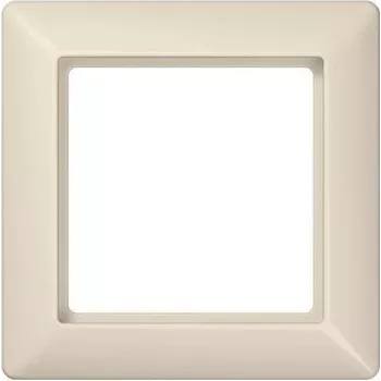 Moldura de interruptor Jung AS 581 marfim, duroplasto, 1 módulo, 80,5 x 80,5 mm