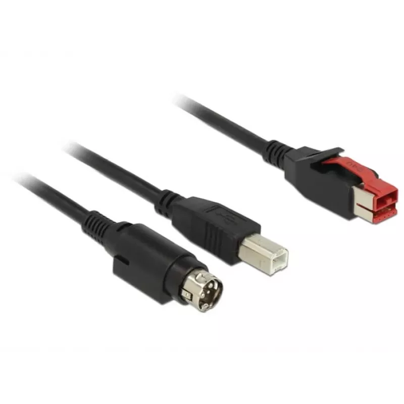 Cabo USB DeLOCK 85489 USB 2.0 3 m USB B preto