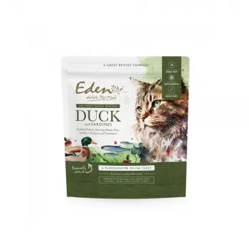 EDEN Pato & Sardinha - comida seca para gatos - 1,5 kg