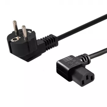 Cabo de alimentação SAVIO CL-115 IEC C13 para ficha, 1,2 m, preto