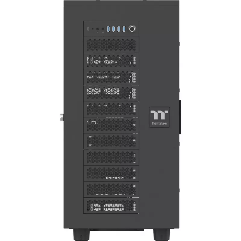 Caixa Thermaltake AX700 TG Super Tower preta retalho - Tower (CA-11B-00F1WN-00)