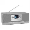 TechniSat DIGITRADIO 372 CD IR rádio internet analógico e digital antracite, prateado
