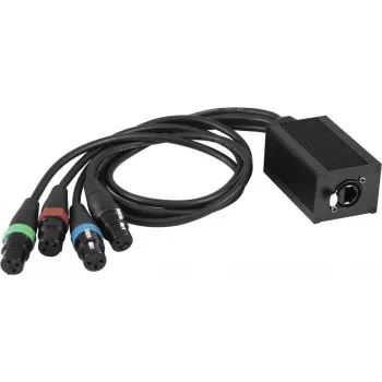 Adaptador RJ45-DMX EUROLITE DNK-2 (modelo 70064832) — conversor de sinal RJ45 para DMX