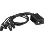 Adaptador RJ45-DMX EUROLITE DNK-2 (modelo 70064832) — conversor de sinal RJ45 para DMX