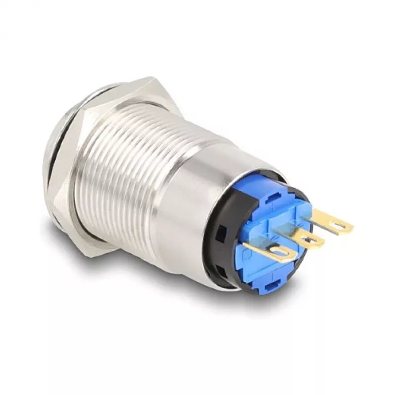 Painel de botões de pressão DeLOCK 20985 prateado 230V 3A