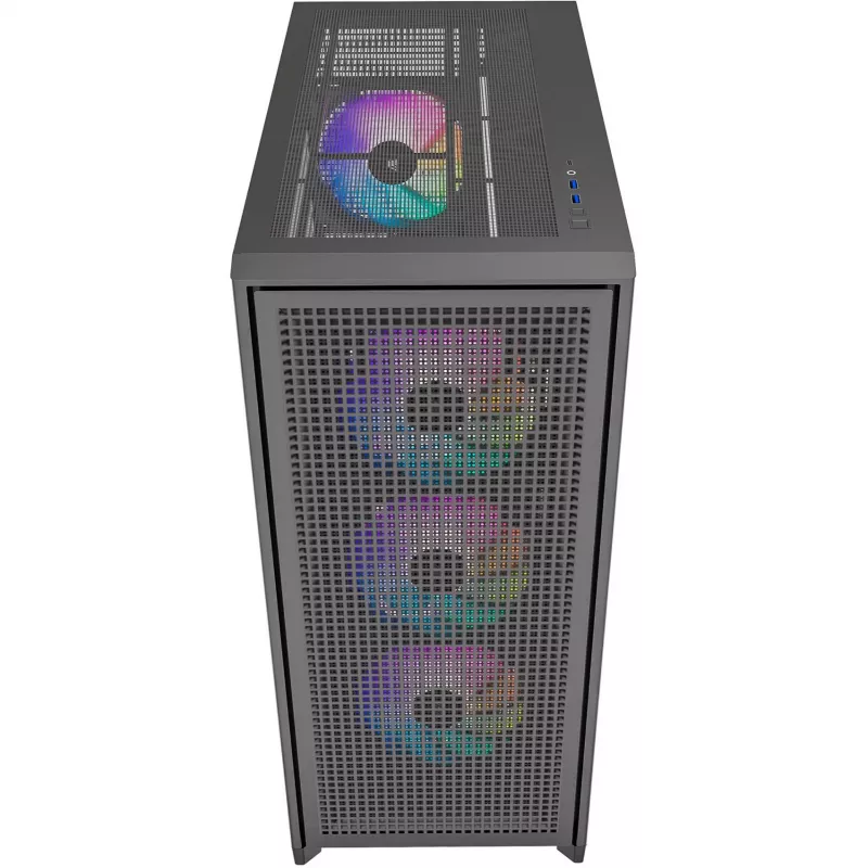 Caixa de PC Silentware Air 2000 A-RGB preta — Mid-Tower, janela lateral em vidro temperado