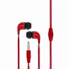 Auscultadores estéreo Sbox com microfone EP-038 Vermelho