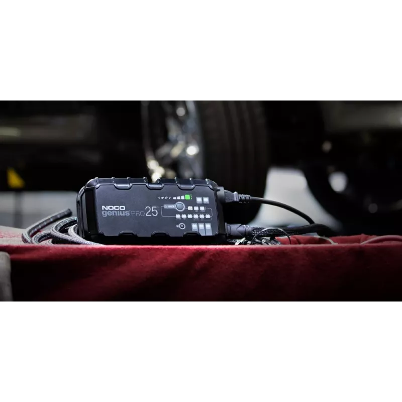 Carregador de bateria NOCO GENIUSPRO25 25A carregador inteligente multibateria para baterias de chumbo-ácido e de lítio