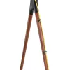 LogiLink BP0078 suporte de chão para TV, 49-70 polegadas, 4 pés de madeira de nogueira, 40 kg, preto
