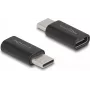 Adaptador de suporte DeLOCK 60034 USB 3.2 Gen 2 Type-C macho para fêmea 10 Gbit/s