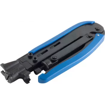 Ferramenta de cravar ShiverPeaks 88010 para fichas de compressão F 7 mm RG59