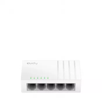 Switch de rede Cudy GS105U – não gerido 5 portas Gigabit Ethernet (10/100/1000), branco, 5 V