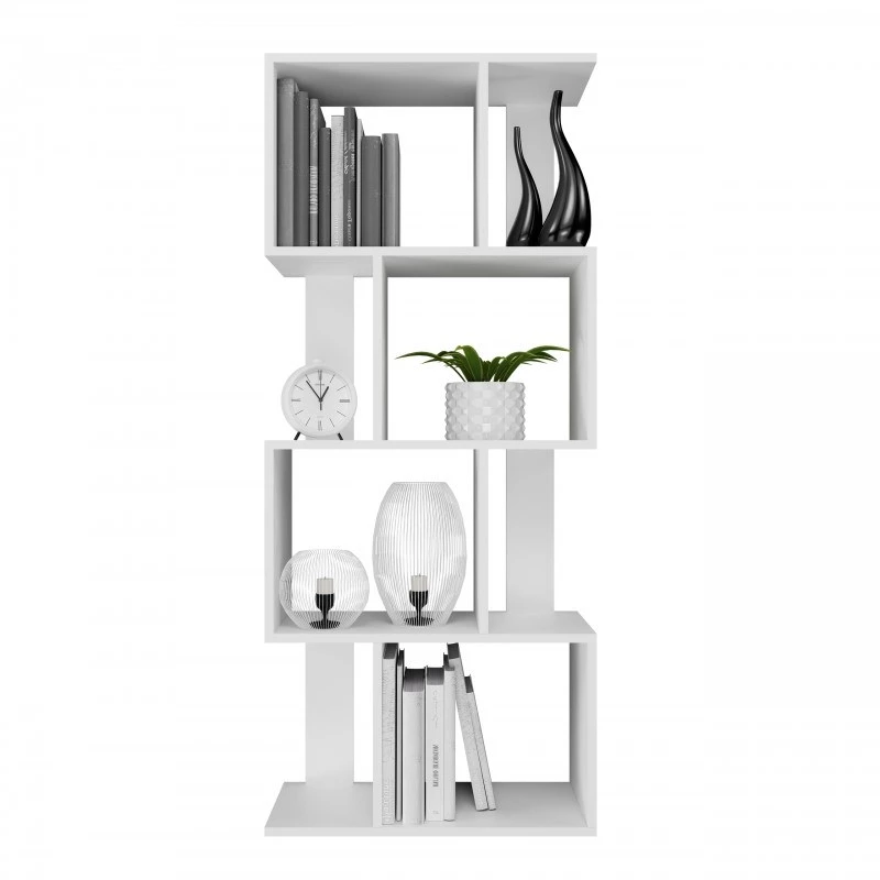 Estante FIESTA 4P 59,5x30x140 cm, branco