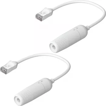 Cabo de rede Ubiquiti UACC-Cable-Extender-C6A RJ-45 Cat6a 0,185 m branco