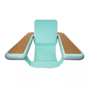 Poltrona espreguiçadeira de água insuflável Extralink, 122 x 112 x 10 cm