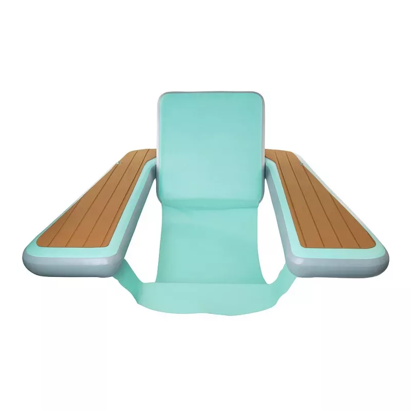 Poltrona espreguiçadeira de água insuflável Extralink, 122 x 112 x 10 cm