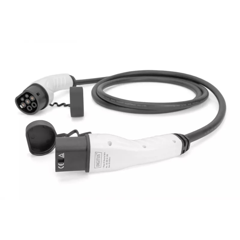 Cabo de carregamento EV Digitus 7,5 m Type 2 para Type 2 32 A 240 V