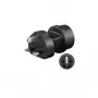 Adaptador de rede Microconnect PETRAVEL1 tipo F preto