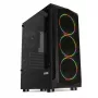 Caixa de PC IBOX LUPUS 27 Midi Tower ATX, vidro temperado, RGB, 455×200×380 mm, suporta ATX, GPU até 32 cm