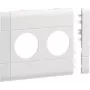 Placa de cobertura Hager GB120209016 2 módulos BRA 120mm hf v-branco (GB120209016)