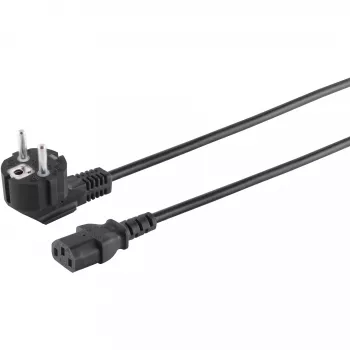Cabo de alimentação preto S/CONN 60006-3 3 m
