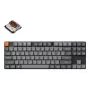 Teclado mecânico Keychron K1M-H3 — 80% 87 teclas, USB + RF Wireless + Bluetooth, retroiluminação RGB, preto